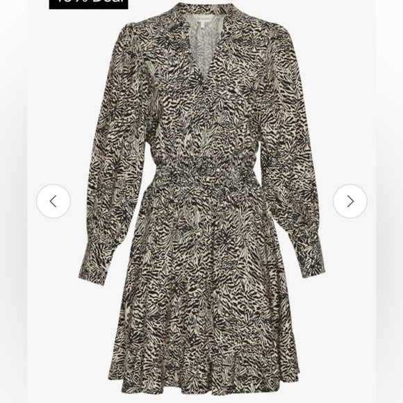 MSCH Copenhagen Annabella Long Sleeve Pockets Dress M Minimalist Scandi Girl - Picture 2 of 15